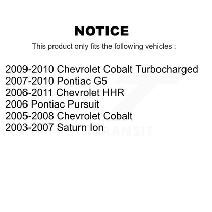 Douille de bras de commande de Suspension inférieure arrière, pour Chevrolet Cobalt Pontiac G5 Satur
