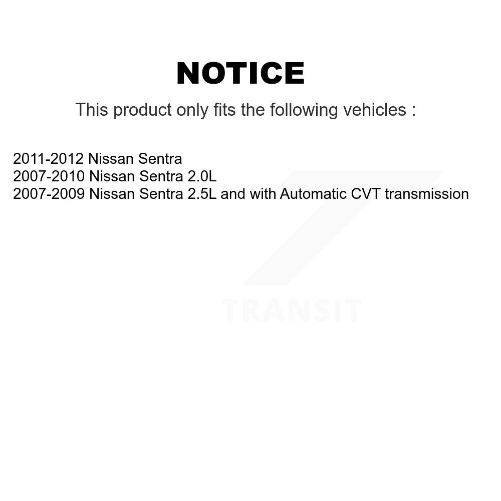 Kit de bagues de barre stabilisatrice de Suspension avant à cadre pour Nissan Sentra