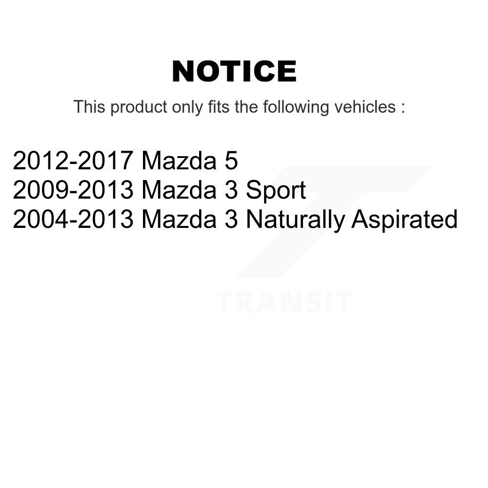 Kit de bagues de barre stabilisatrice de Suspension avant à cadre, pour Mazda 3 5 Sport