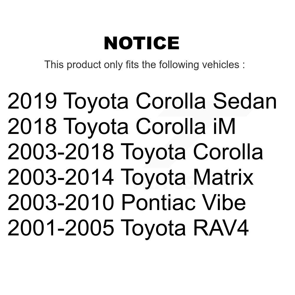 Douille de bras de commande de Suspension avant inférieure avant, pour Toyota Corolla Matrix iM