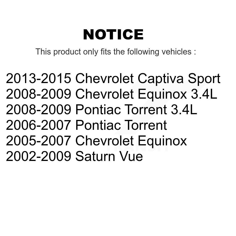 Douille de bras de commande de Suspension avant inférieure avant, pour Chevrolet Equinox Pontia