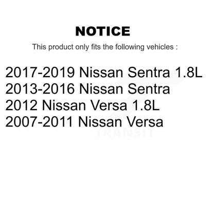 Kit de bagues de barre stabilisatrice de Suspension avant au cadre, pour Nissan Sentra Versa