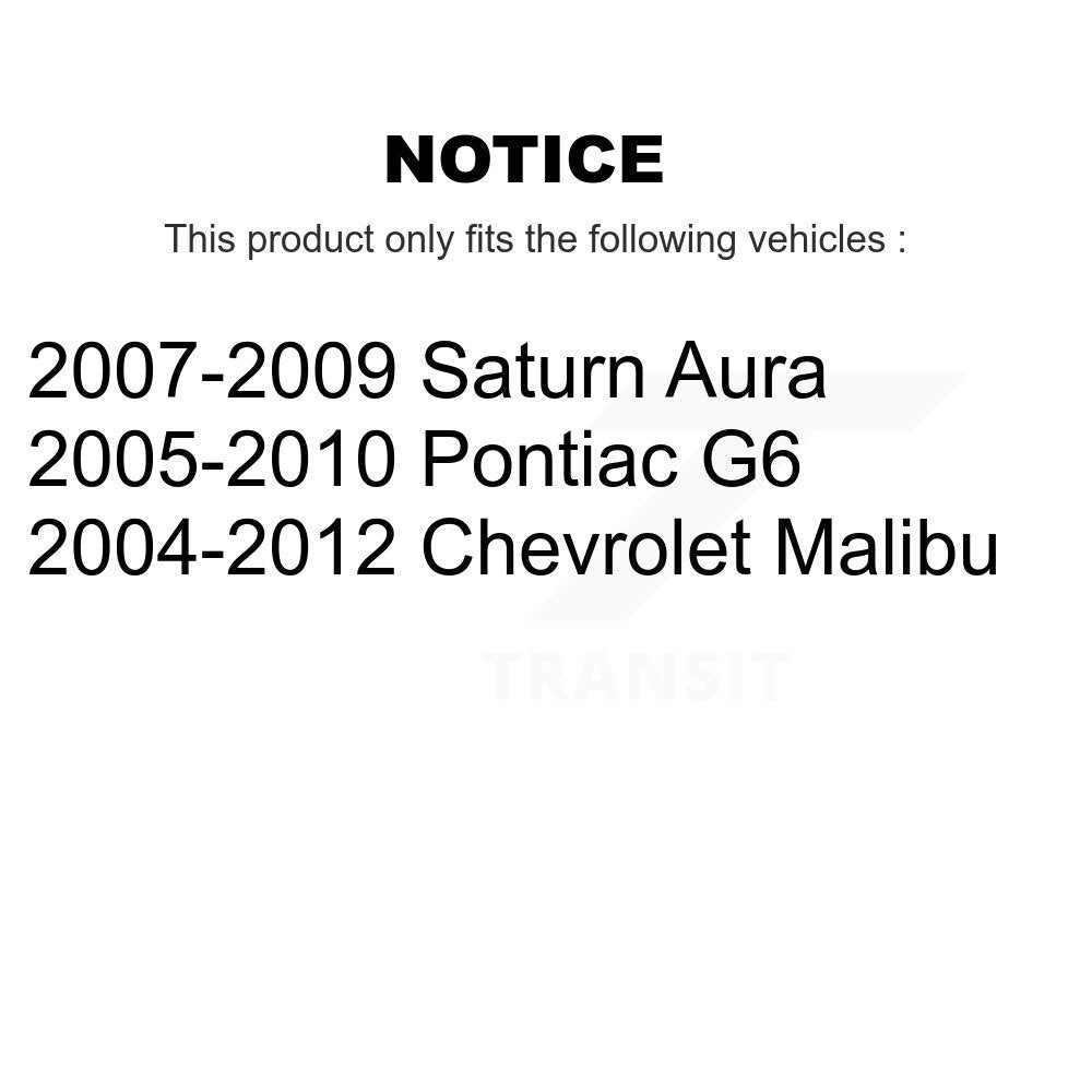 Douille de bras de commande de Suspension avant et arrière, pour Chevrolet Malibu Pontia