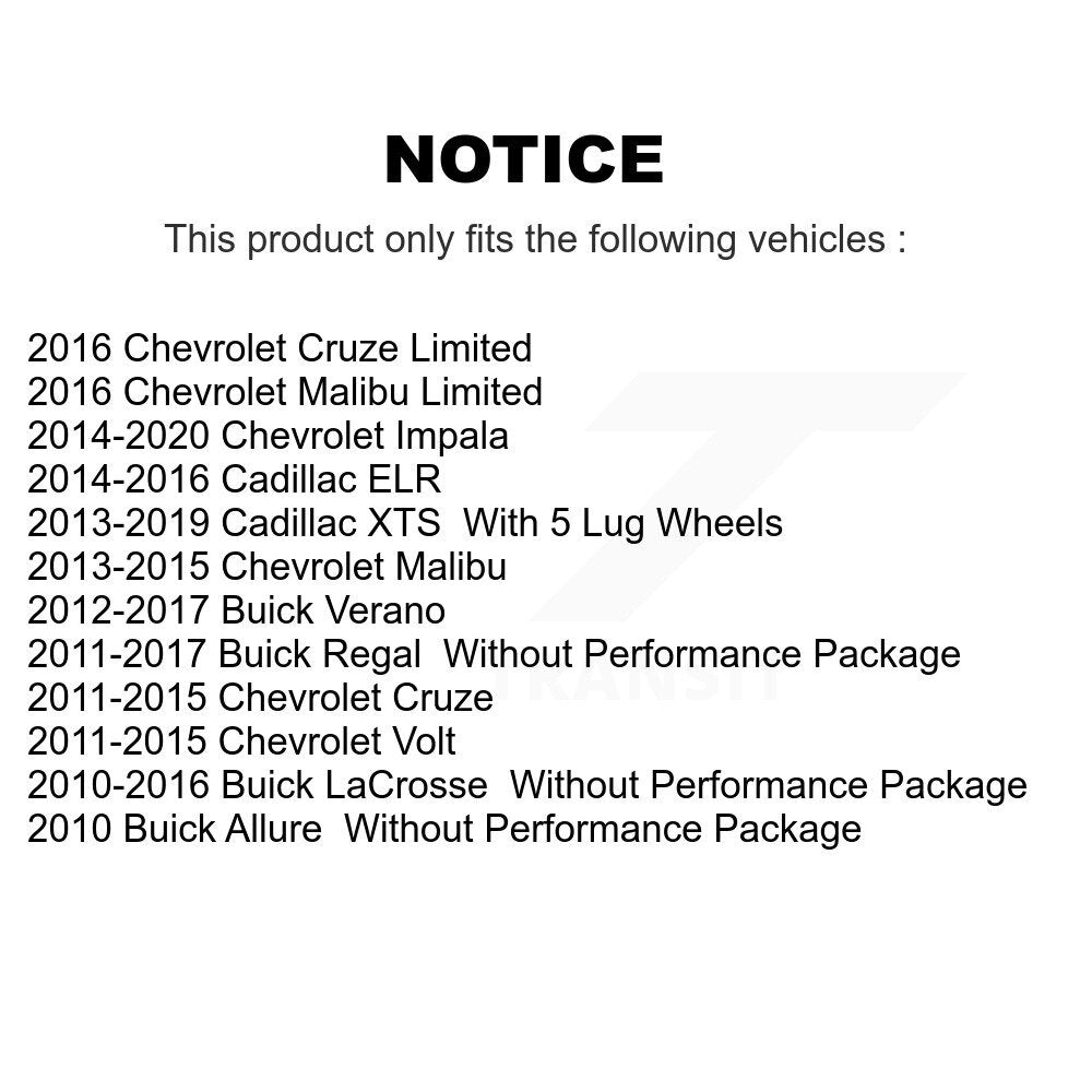 Douille de bras de commande de Suspension avant et arrière, pour Chevrolet Cruze Buick