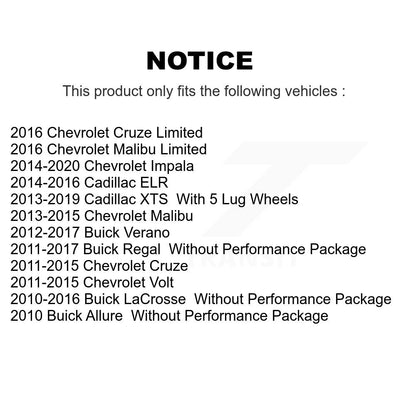 Douille de bras de commande de Suspension avant et arrière, pour Chevrolet Cruze Buick