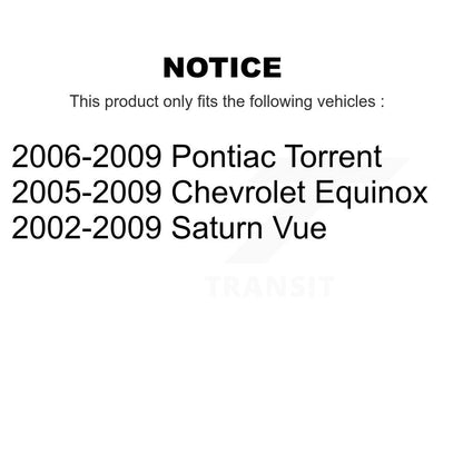 Douille de bras oscillant de Suspension arrière, pour Chevrolet Equinox Pontiac Torrent Vue
