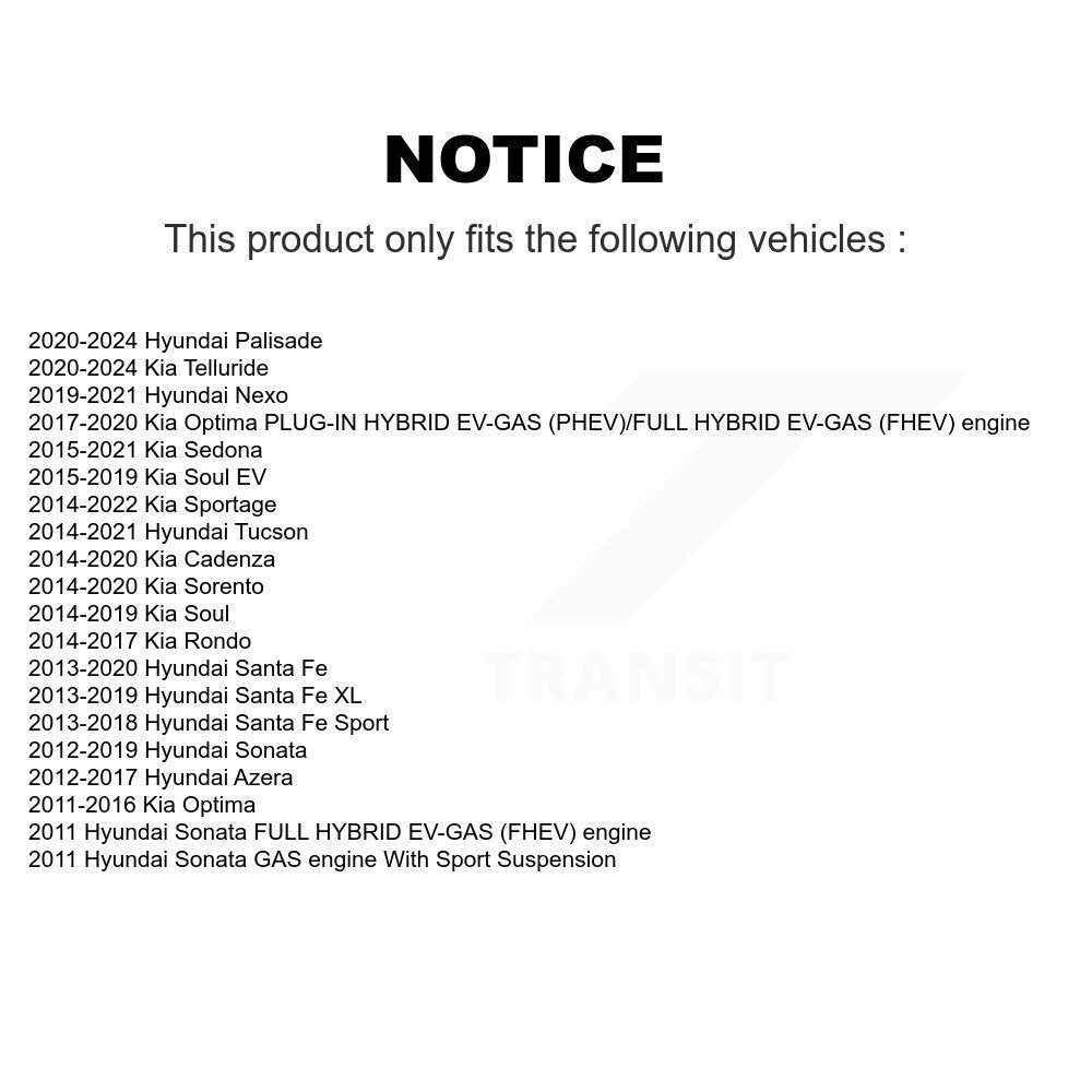 Douille de bras de commande de Suspension avant inférieure avant, pour Hyundai Kia Tucson Santa