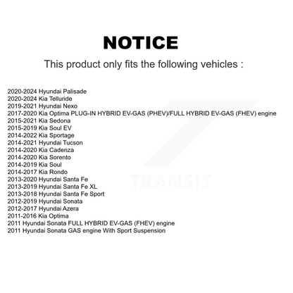 Douille de bras de commande de Suspension avant inférieure avant, pour Hyundai Kia Tucson Santa