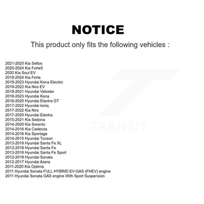 Douille de bras de commande de Suspension avant et arrière, pour Hyundai Kia Elantra Fe