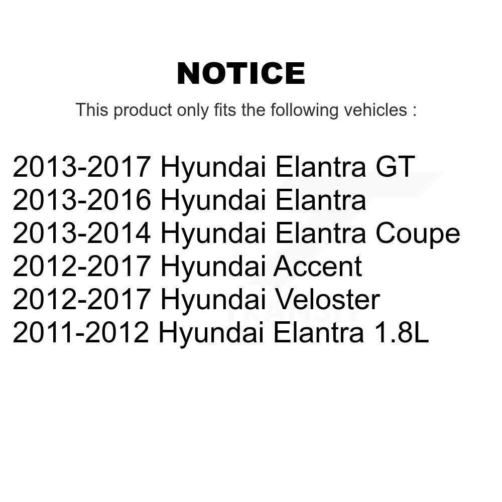 Douille de bras de commande de Suspension avant et arrière, pour Hyundai Elantra Accent