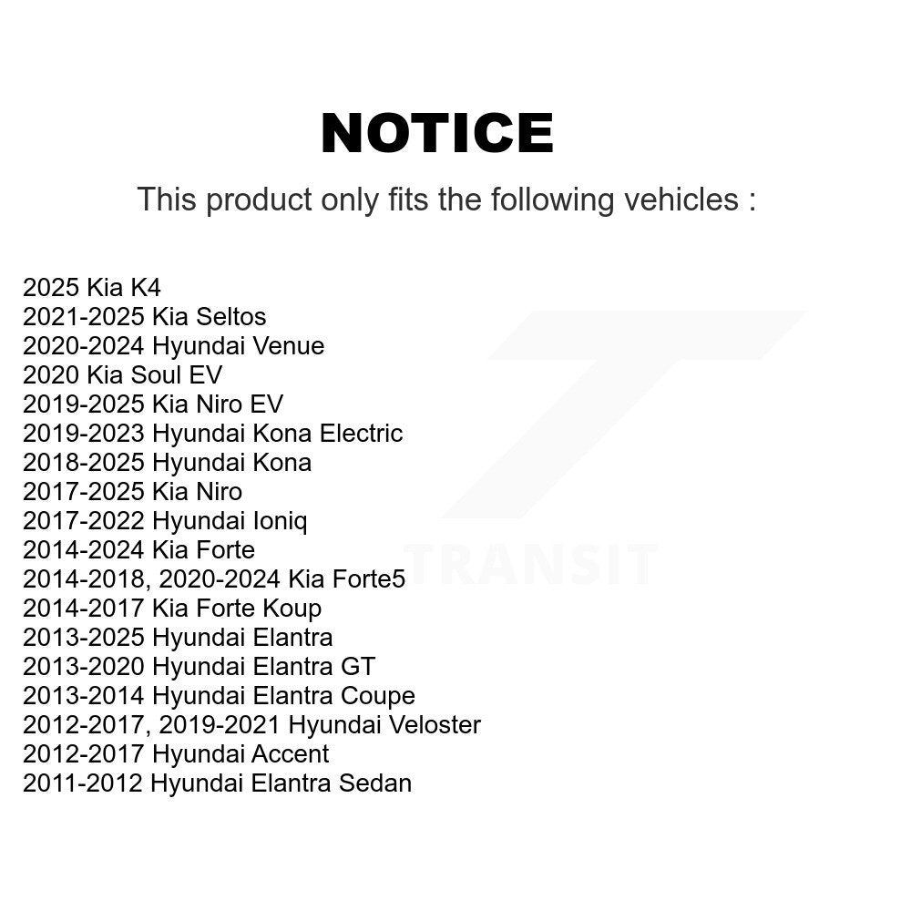 avant avant avant contrôle de suspension bras Bushing pour Hyundai Elantra Kia Kona