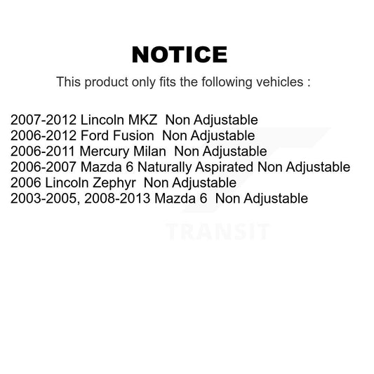 Rotule de Suspension supérieure avant, pour Ford Fusion Mazda 6 Lincoln MKZ Zephyr