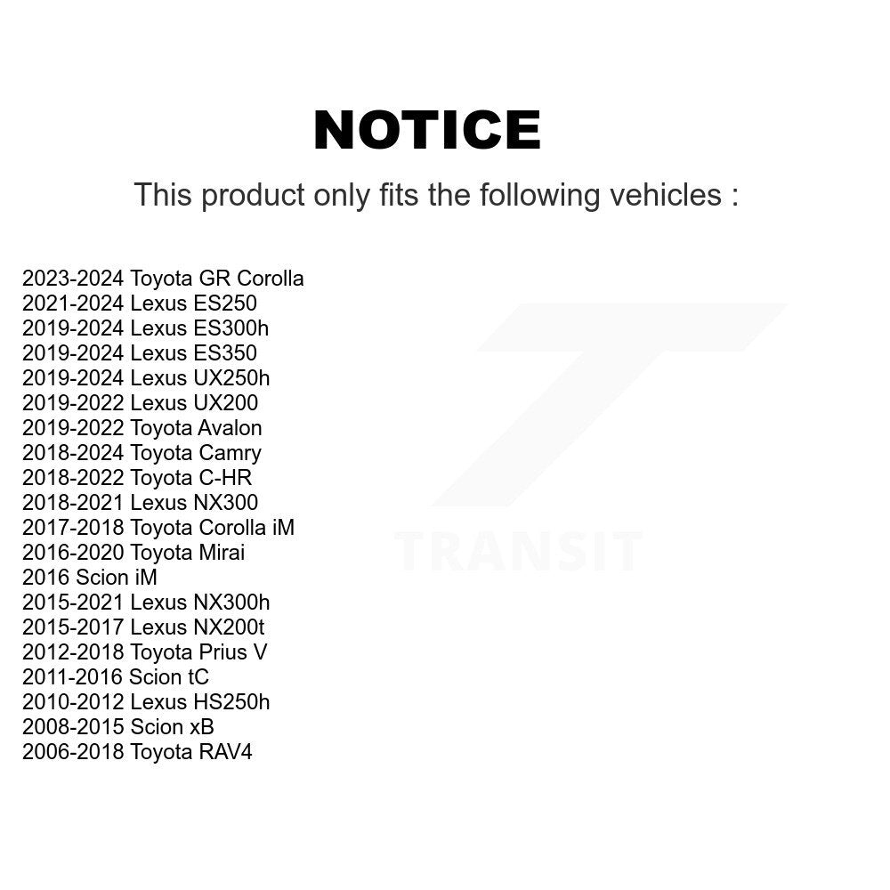 Rotule de Suspension inférieure avant, pour Toyota RAV4 Camry Lexus C-HR NX300 Prius