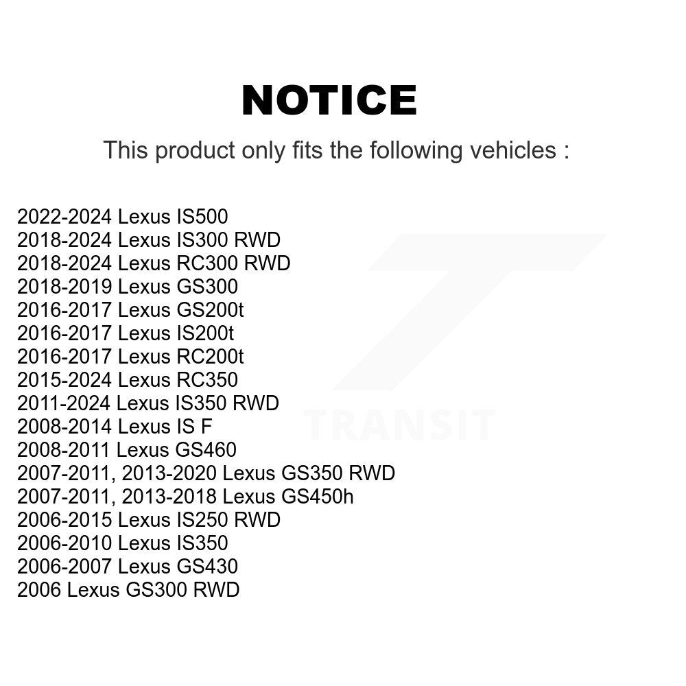 Joint à rotule de Suspension inférieur avant gauche, pour Lexus IS250 IS350 IS300 GS350 RC350