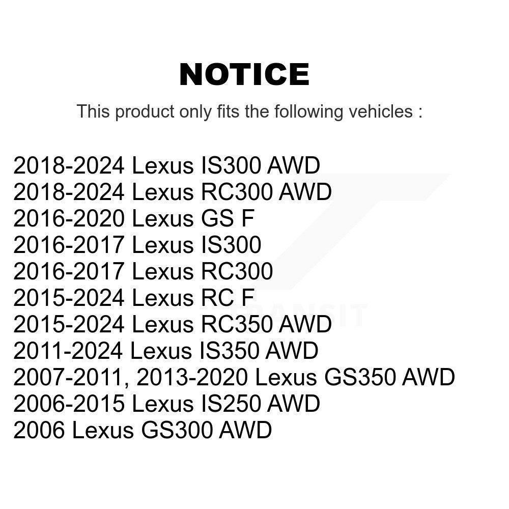 Rotule de Suspension inférieure avant, pour Lexus IS250 IS300 IS350 GS350 RC350 RC300