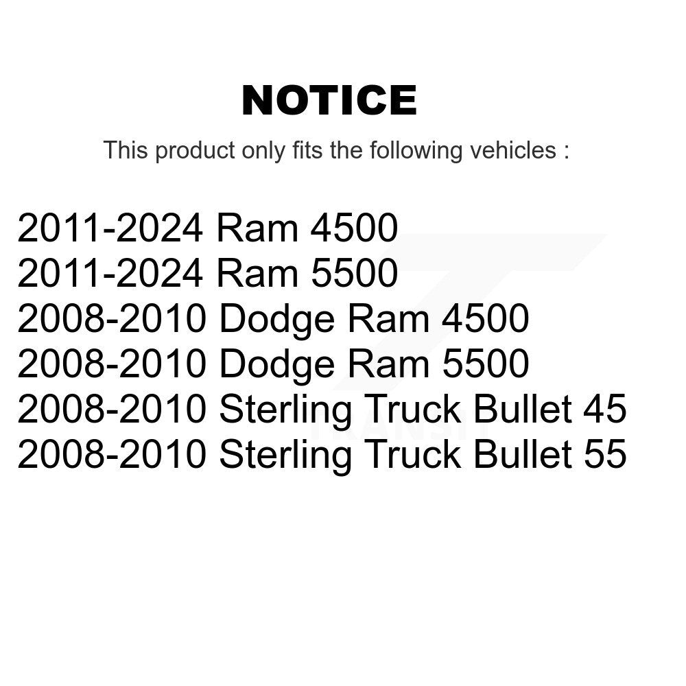 Joint à rotule de suspension inférieur avant pour camion Sterling Ram Dodge 4500 5500 Bullet