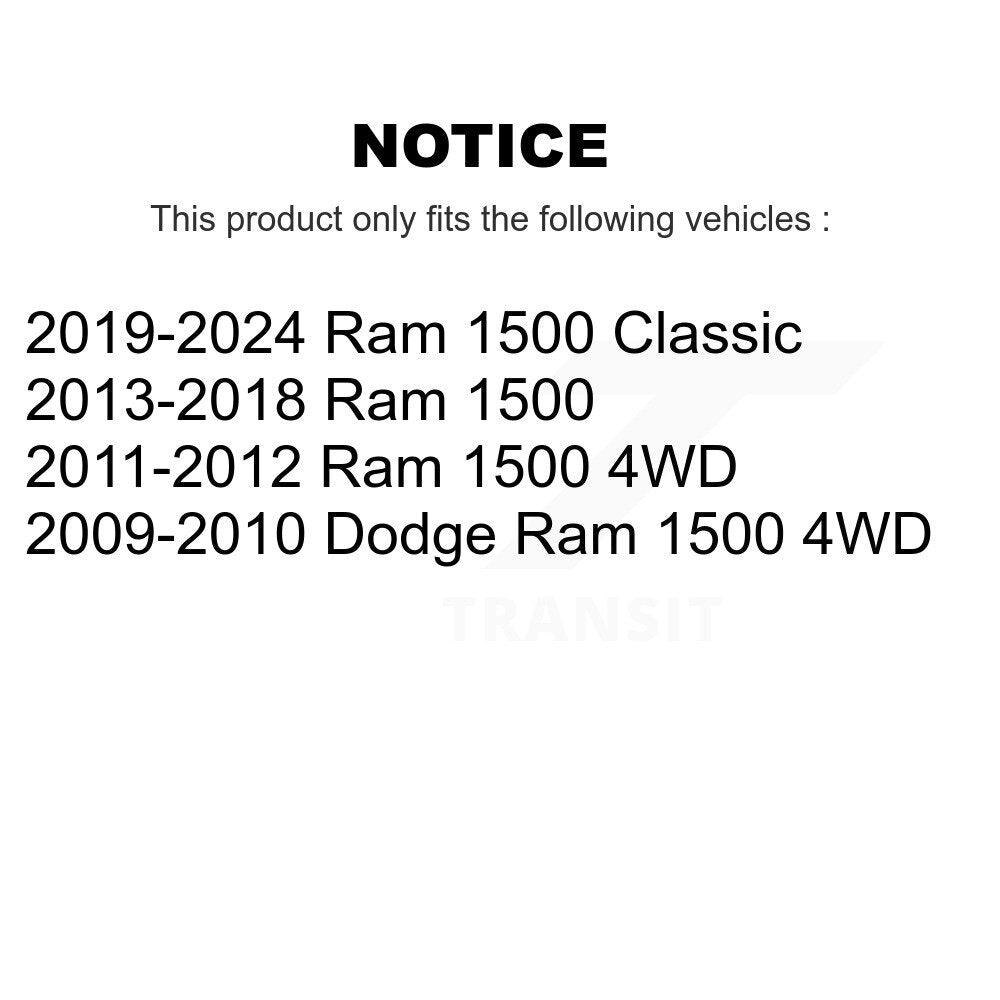 Rotule de Suspension inférieure avant pour Ram 1500 Classic Dodge TOR-K500286
