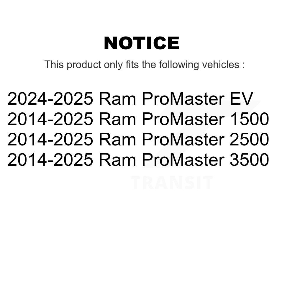 Rotule de Suspension inférieure avant pour Ram ProMaster 2500 3500 1500 EV