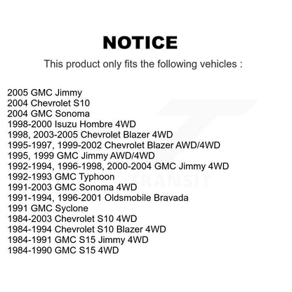 Rotule de Suspension inférieure avant, pour Chevrolet GMC S10 Blazer Jimmy Sonoma S15