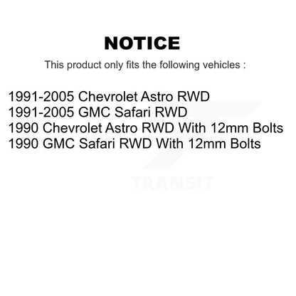 Bras de renvoi de direction avant droit, pour Chevrolet Astro GMC Safari RWD TOR-K6366T