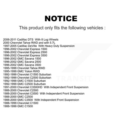 Joint à rotule de Suspension inférieur avant, pour C1500 Chevrolet GMC Cadillac C2500 DTS