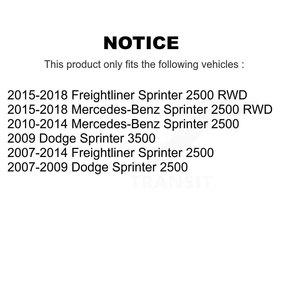 Kit de liaison de barre stabilisatrice de Suspension arrière, pour Sprinter 2500 Mercedes-Benz Dodge