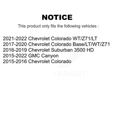 Kit de liaison de barre stabilisatrice de Suspension avant, pour Chevrolet Colorado GMC Canyon 3500