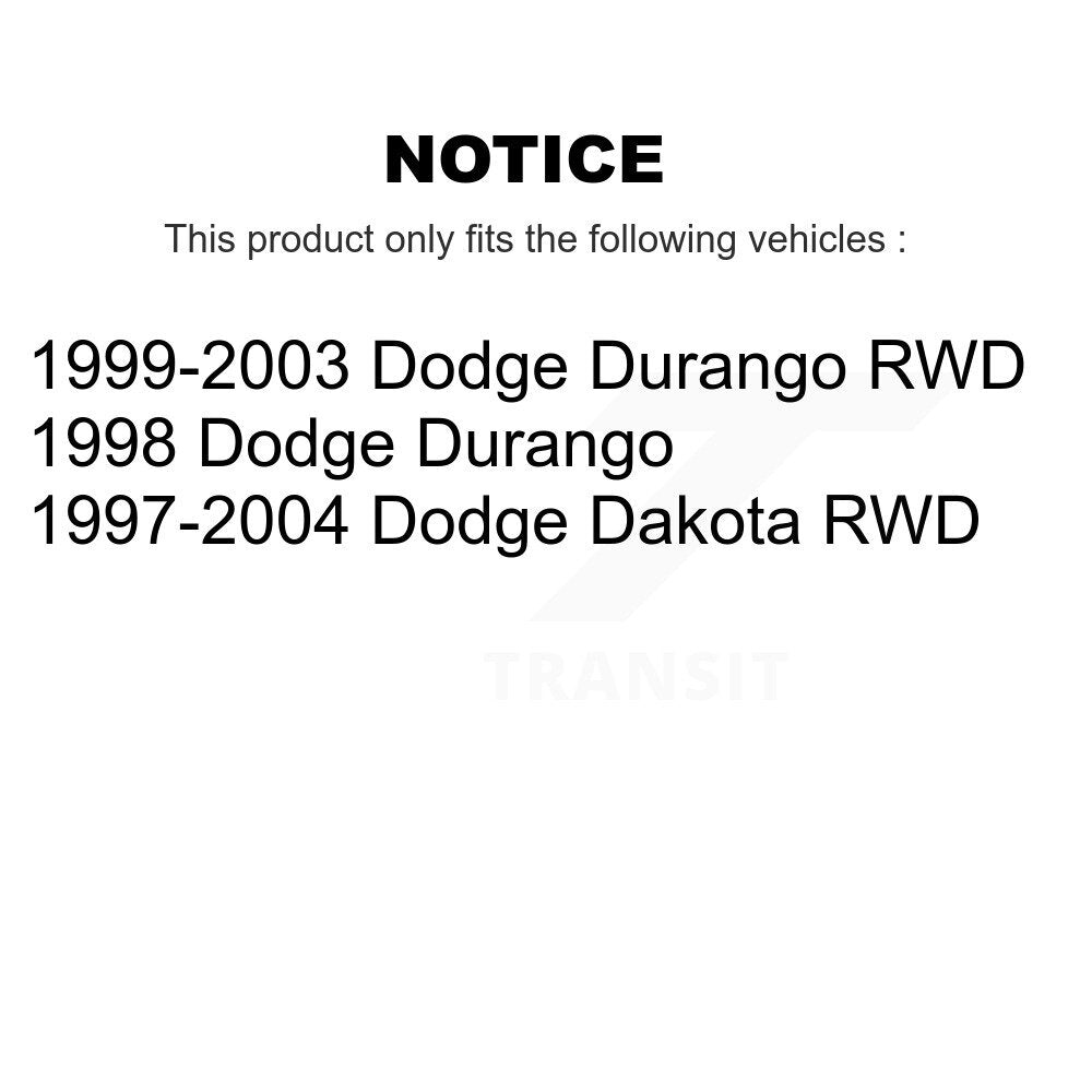 Kit de liaison de barre stabilisatrice de Suspension avant, pour Dodge Dakota Durango TOR-K7274