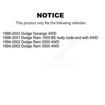 Kit de liaison de barre stabilisatrice de Suspension arrière, pour Dodge Ram 2500 1500 3500 Durango