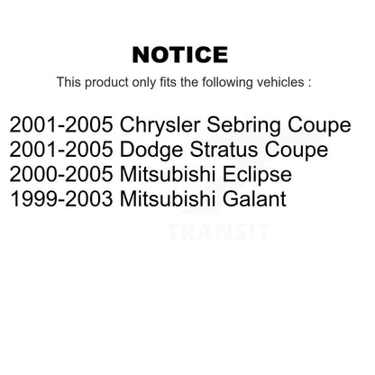 Kit de lien de barre stabilisatrice de Suspension avant droite pour Chrysler Sebring Mitsubishi