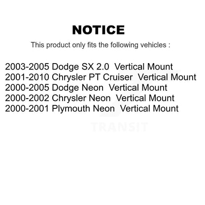 Douille de bras de commande de Suspension avant et arrière, pour Chrysler PT Cruiser Neo