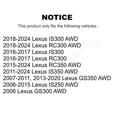 Kit de lien de barre stabilisatrice de Suspension avant gauche pour Lexus IS250 IS300 IS350 GS350