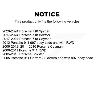 Kit de liaison de barre stabilisatrice de Suspension droite, pour Porsche 911 Boxster Cayman 718