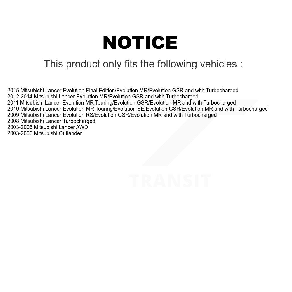 Kit de lien de barre stabilisatrice de Suspension pour Mitsubishi Lancer Outlander TOR-K750196