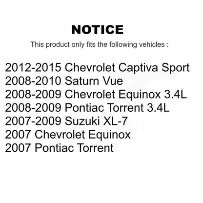 Kit de liaison de barre stabilisatrice de Suspension arrière, pour Chevrolet Equinox Pontiac Torrent