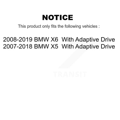 Kit de lien de barre stabilisatrice de Suspension avant gauche pour BMW X5 X6 avec entraînement adaptatif