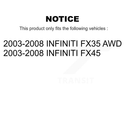 Kit de liaison de barre stabilisatrice de Suspension arrière droite pour INFINITI FX35 FX45 2003 – 2008