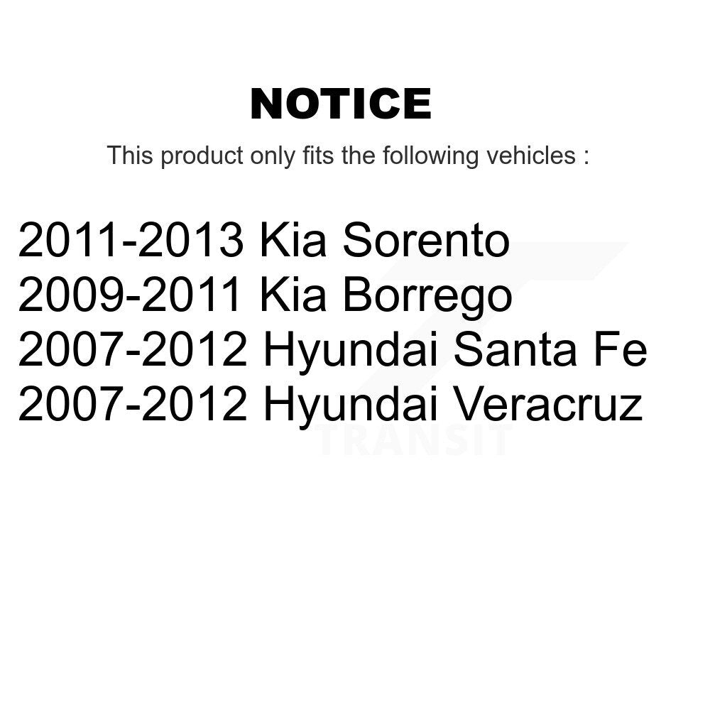 Kit de liaison de barre stabilisatrice de Suspension arrière, pour Hyundai Santa Fe Kia Sorento Borreg