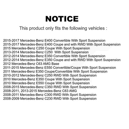 Kit de lien de barre stabilisatrice de Suspension avant gauche pour Mercedes-Benz C300 E350 C350