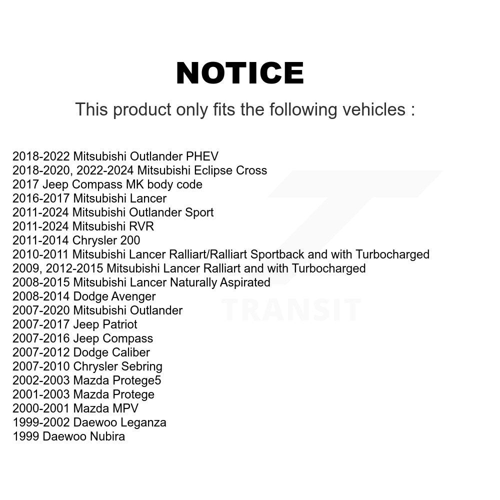 Kit de liaison de barre stabilisatrice de Suspension, pour Mitsubishi Jeep RVR Outlander Lancer 200