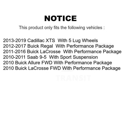 Kit de liaison de barre stabilisatrice de Suspension avant, pour Buick LaCrosse Regal Cadillac XTS