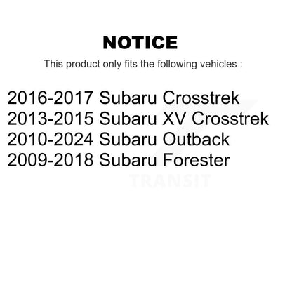 Kit de liaison de barre stabilisatrice de Suspension arrière, pour Subaru Outback Forester XV Crosstre