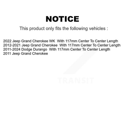 Kit de liaison de barre stabilisatrice de Suspension arrière, pour Jeep Grand Cherokee Dodge Durango W