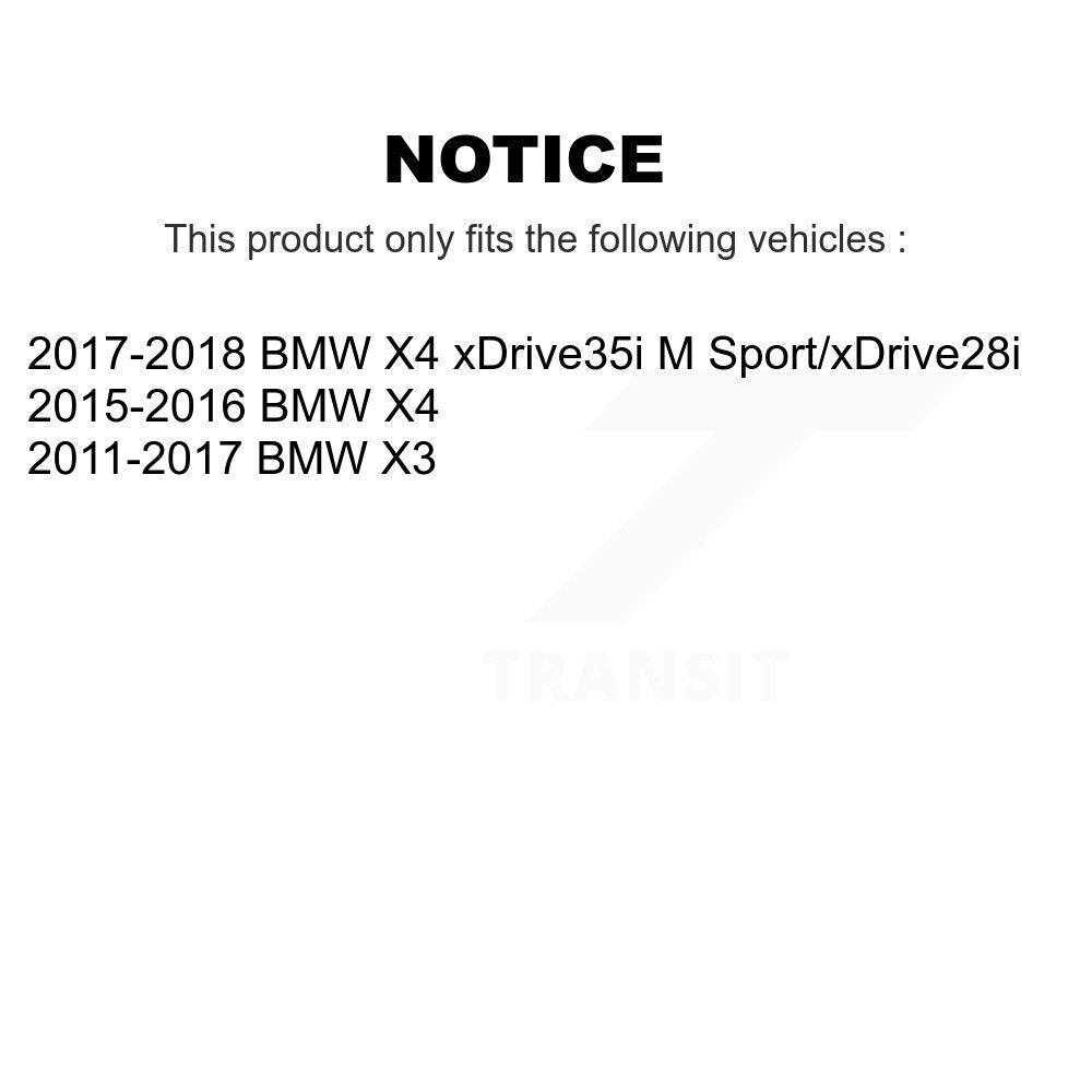 Kit de liaison de barre stabilisatrice de Suspension avant droite, pour BMW X3 X4 TOR-K750607