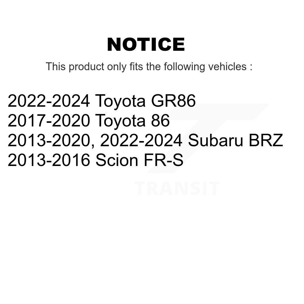 Kit de liaison de barre stabilisatrice de Suspension avant, pour Subaru BRZ Scion FR-S Toyota 86