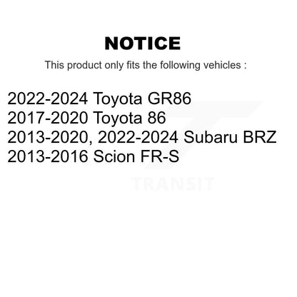 Kit de liaison de barre stabilisatrice de Suspension avant, pour Subaru BRZ Scion FR-S Toyota 86