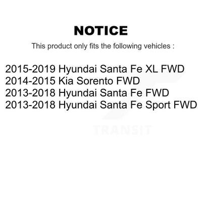 Kit de liaison de barre stabilisatrice de Suspension arrière, pour Hyundai Santa Fe Sport Kia Sorento