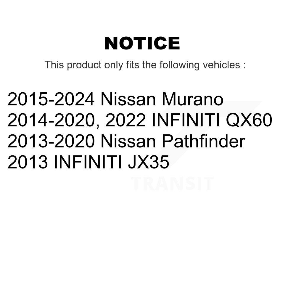 Kit de liaison de barre stabilisatrice de Suspension arrière droite, pour Nissan Murano Pathfinder QX60