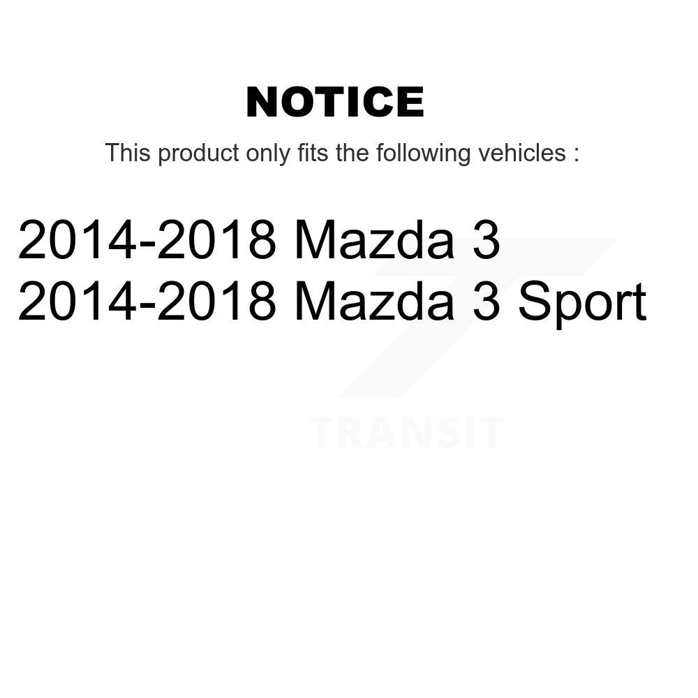 Kit de liaison de barre stabilisatrice de Suspension avant droite pour Mazda 3 Sport 2014 – 2018