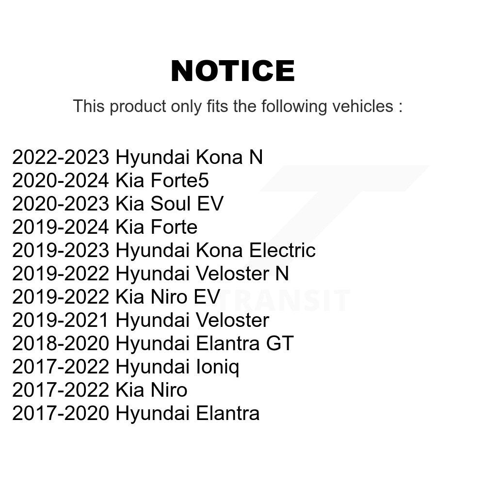 Kit de liaison de barre de stabilisation de suspension arrière pour Hyundai Elantra Kia Forte Kona Ioniq